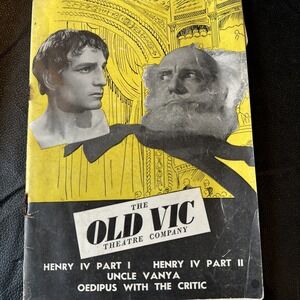 1946 Playbill New Century Theatre The Old Vic Company in Henry IV Part I